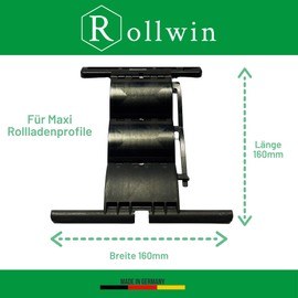 Rollwin 6 x anti-lift roller shutter rigid shaft connectors, 3-link roller shutter hanger, clip connector for roller shutter motor, rigid stop, burglary hamming