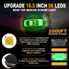 ASPL 16.5 Inch Roof Top Beacon Emergency Strobe 56 LED