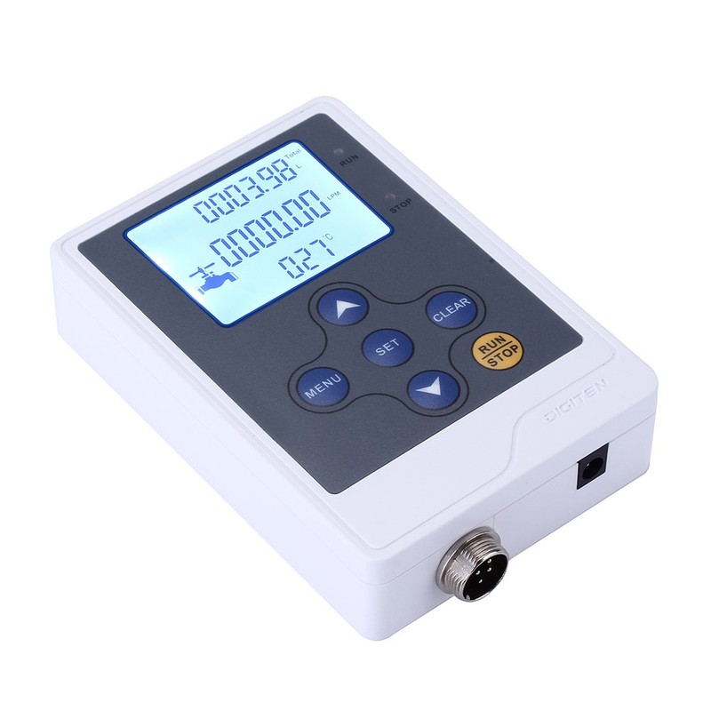 DIGITEN Water Flow Control LCD Display+G2"Flow Sensor Meter+12V Power