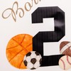 Capiont Basketball Themed 2nd Birthday Decal Sign - It's Game