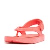 Fitflop Iqushion Girls' Ergonomic Shimmering Flip Flops, Rosy Coral