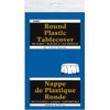 Unique Party 50030 - Round Royal Blue Plastic Tablecloth, 7ft