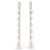 AeraVida Elegant Pink Cultured Freshwater Pearl Silver Dangle Earrings| Earrings