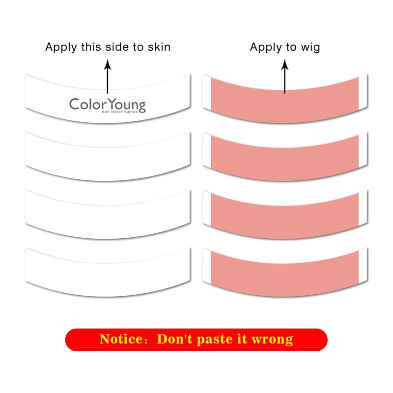 Wig Tape for Lace Wigs Clear Double Tape 36 Pieces