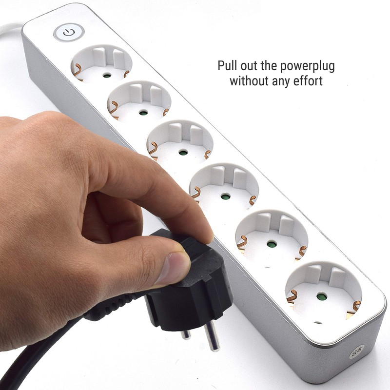 Welly Enjoy IT WY13166 Schuko 16A Power Strip with 6