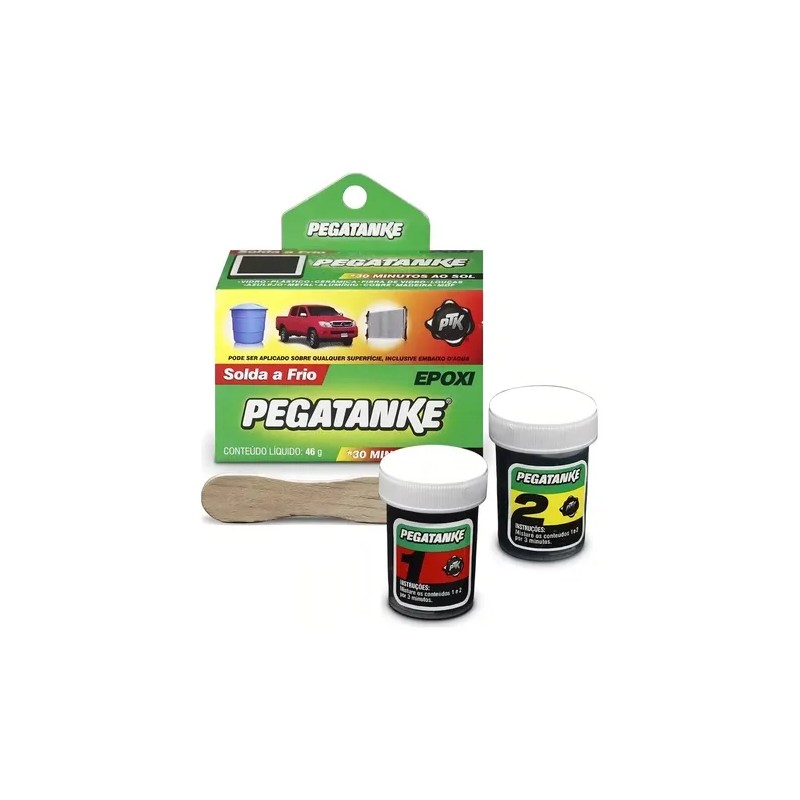 Pegamento epóxico Soldadura de Epoxi Negro Pegatanke 43g
