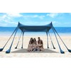 Beach Tent Sun Shelter Portable Pop Up Beach Sun Shade