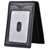kinzd Slim Wallet with Money Clip RFID Blocking Minimalist Bifold