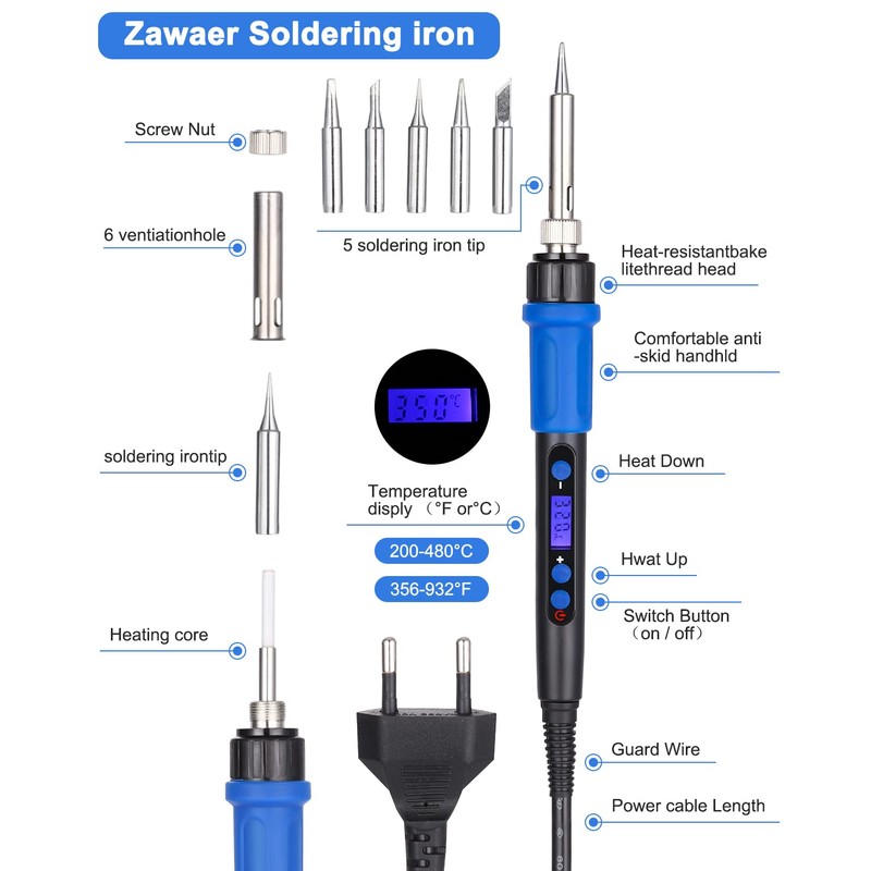 Yulado Soldering Iron Set, 20 Pieces Soldering Iron Set, Electronics,