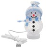 Uonlytech Christmas Snowman Night Ligh, LED Light USB Night Light