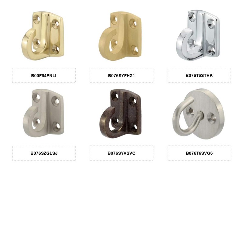Kanirope® Wall Bracket with Hooks Bronzed for Barrier Cord Barrier