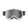 TORC Mojave Motorcycle Helmet Goggle (Flat White, White Black)