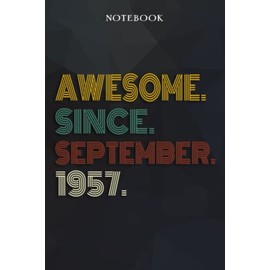 65 Year Old Gift Notebook: 65th Birthday Gifts for Men Women - 1957 Vintage - Funny Gag Mens 65th Birthday Gifts Ideas Decorations for Son Daughter Friend Turning