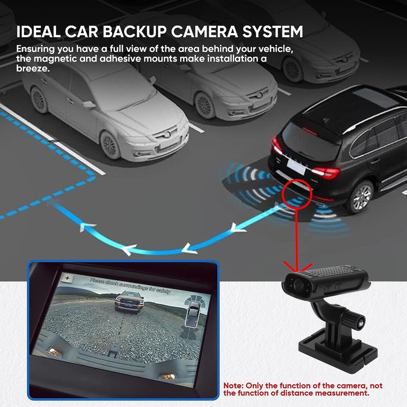 150° Wide Angle RV Reverse Camera, Waterproof Reverse Hitch Guide