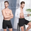 IGOLUMON Mens Underwear Boxer Shorts 5 Pack Comfortable Bamboo Rayon
