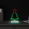 Northlight LED 3D Christmas Tree Infinity Mirror - 8"