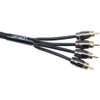 OPTION 4-channel RCA cable, 5.5 m, premium quality for interference-free