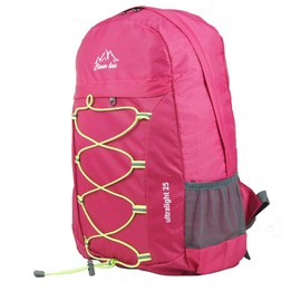 Packable Handy Lightweight Foldable Outdoor Travel Daypack Backpack (Hot Pink)