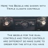 5th Gen Runner Triple Knob Climate Control Bezels 5th Gen