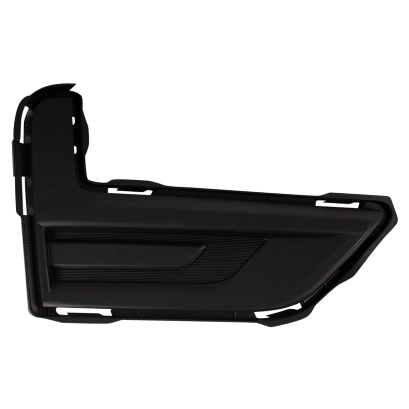 TRQ Front Right Fog Light Hole Cover Black Passenger Side