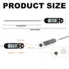 MVCUASF Digital Food Thermometer instant read with Large LCD Screen