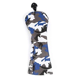 Camouflage Utility Headcover 3 Colors Wood Cover (Blue)
