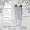 cuteolivia 40 Oz Tumbler With Handle Studded Tumbler With Lid