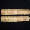 Creative Crafthouse Word Snake - secret message wood brain teaser