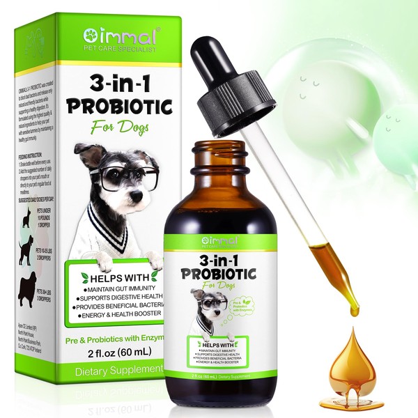 3-in-1 Probiotics for Dogs with Digestive Enzymes & Prebiotics –