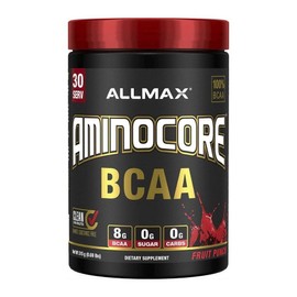 Allmax Aminocore BCAA Fruit Punch, 1 unit, 315g / 올맥스 아미노코어 BCAA 프루트 펀치, 1개, 315g
