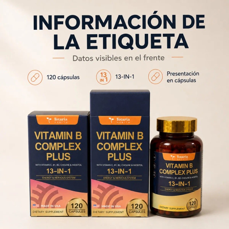 Vitaminas Complejo B Para Bienestar Integral Y Vitalidad