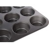 wenco Premium 12 Muffin Moulds, Non-Stick Baking Moulds, Dishwasher Safe,