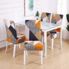 Chair Covers, Set of 4/6 Elastic Modern Protector Chair Covers,