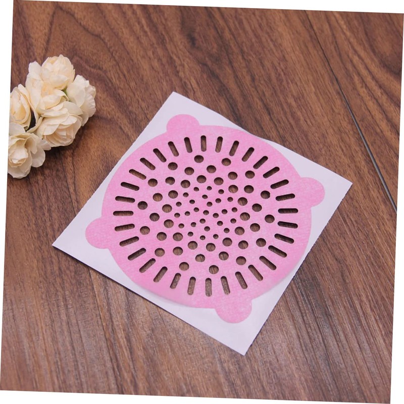 SEWACC Toilet Drain Hole Filtering Sticker Set 20pcs Anti-Blocking Hair