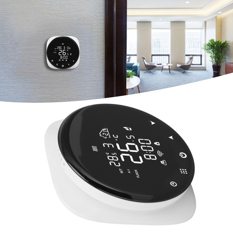 16A Smart WiFi Thermostat for Water/Electric Floor Heating Water Gas