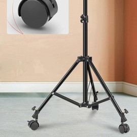 Professional Caster Wheels 3 Packs 16mm Photography C Stand 360° Rolling Wheels Light Stand Tripod Magic Leg Wheel with Brake for Studio Video Shooting