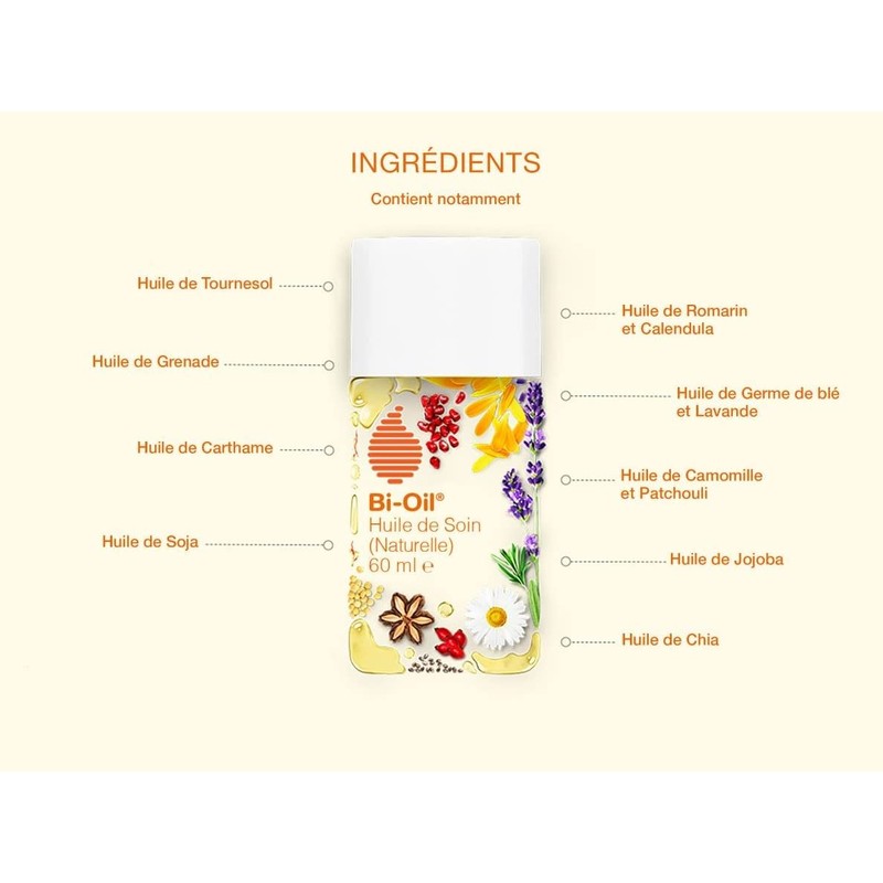 Bi-Oil Natural Care Oil - Specialized Care for Stretch Marks,