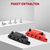 RED WOLF 250A Busbar Distribution Block 12V-48V DC, Distribution Rail