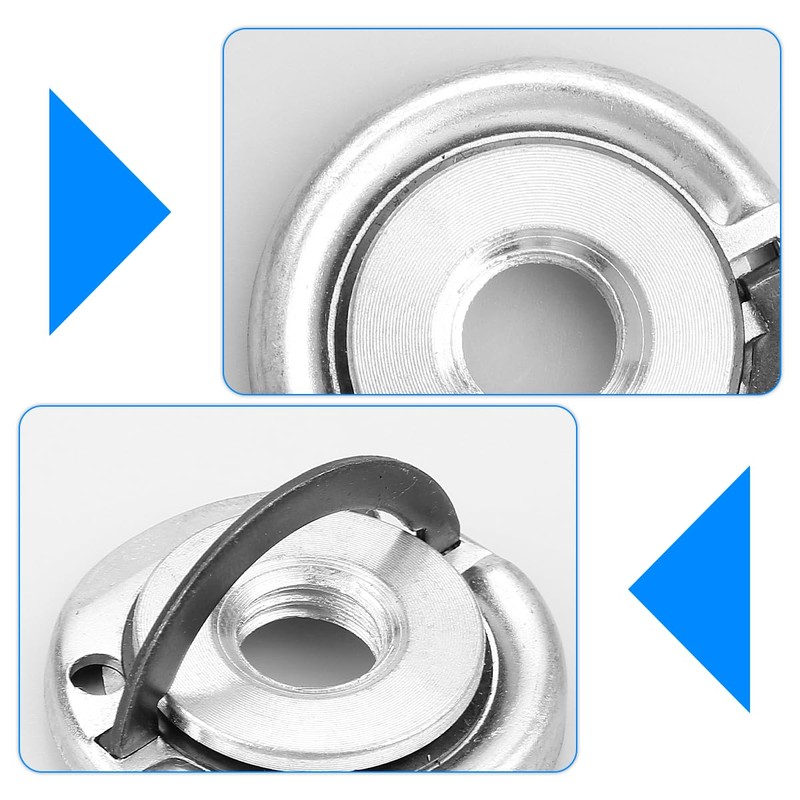 2Pcs M14 Quick Release Self Locking Flange Nut, GLADFRESIT Heavy