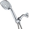 AquaDance, Chrome Luxury Square 6-setting High-Pressure Hand Extra-Long 72" Stainless