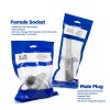Pro Trucking Products 2 Way Male/Female Plug & Socket Replaces