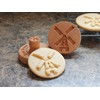 Fun Food Tools, Wood Cookie Stamp, 2.5 Inch (Windmill CS-120)