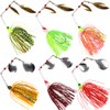 Fishing Lures Spinnerbait, 6pcs Bass Trout Salmon Walleye Hard Metal