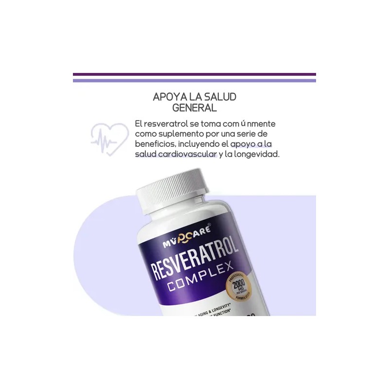 Resveratrol De 90 Cáps Con Semilla De Uva Roja Acai