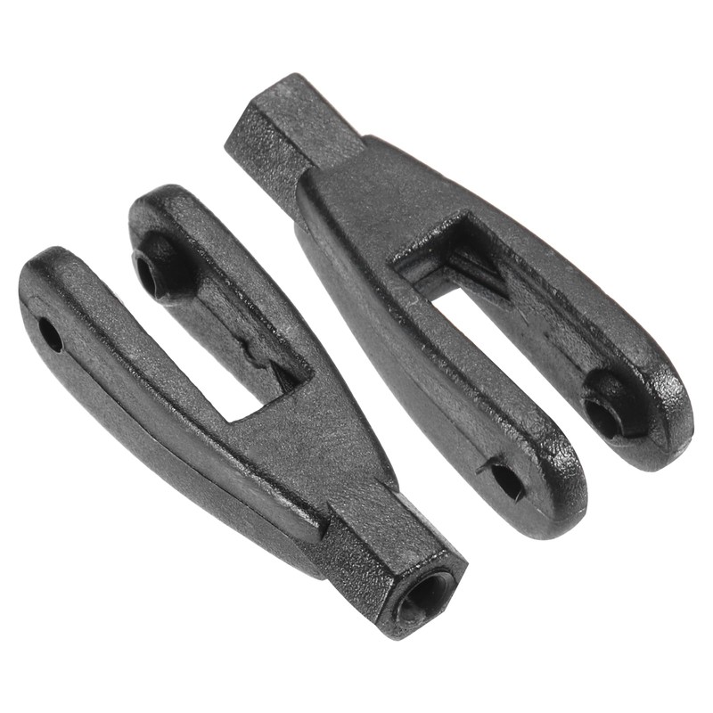sourcing map 12Pcs Nylon Clevis M2 Thread Linkage 2mm End