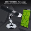 1080P WIFI Digital 1000x Microscope with Adjustable 8 LED Lights