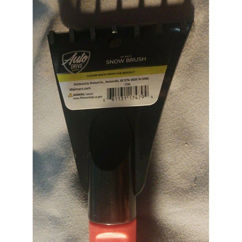 Auto Drive Winter Snow Brush & Ice Scraper, 24" Length,