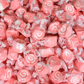 Premium Cinnamon Saltwater Taffy Chewy Candy Bulk 1 Lb Bag 60+ Pieces Individually Wrapped, Nut & Gluten Free Treats (16-Oz)