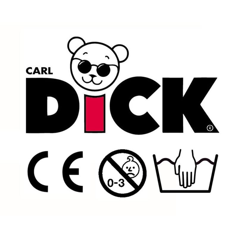 Carl Dick Fuchs, Wüstenfuchs, Fennek sitzend, Plüschtier, Kuscheltier ca. 18cm