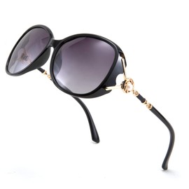FEISEDY Ladies Classic Polarized Sunglasses Oversized Vintage Shades for Women Small Face B2729